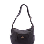 Borsa a Spalla in Pelle Vegana Nero
