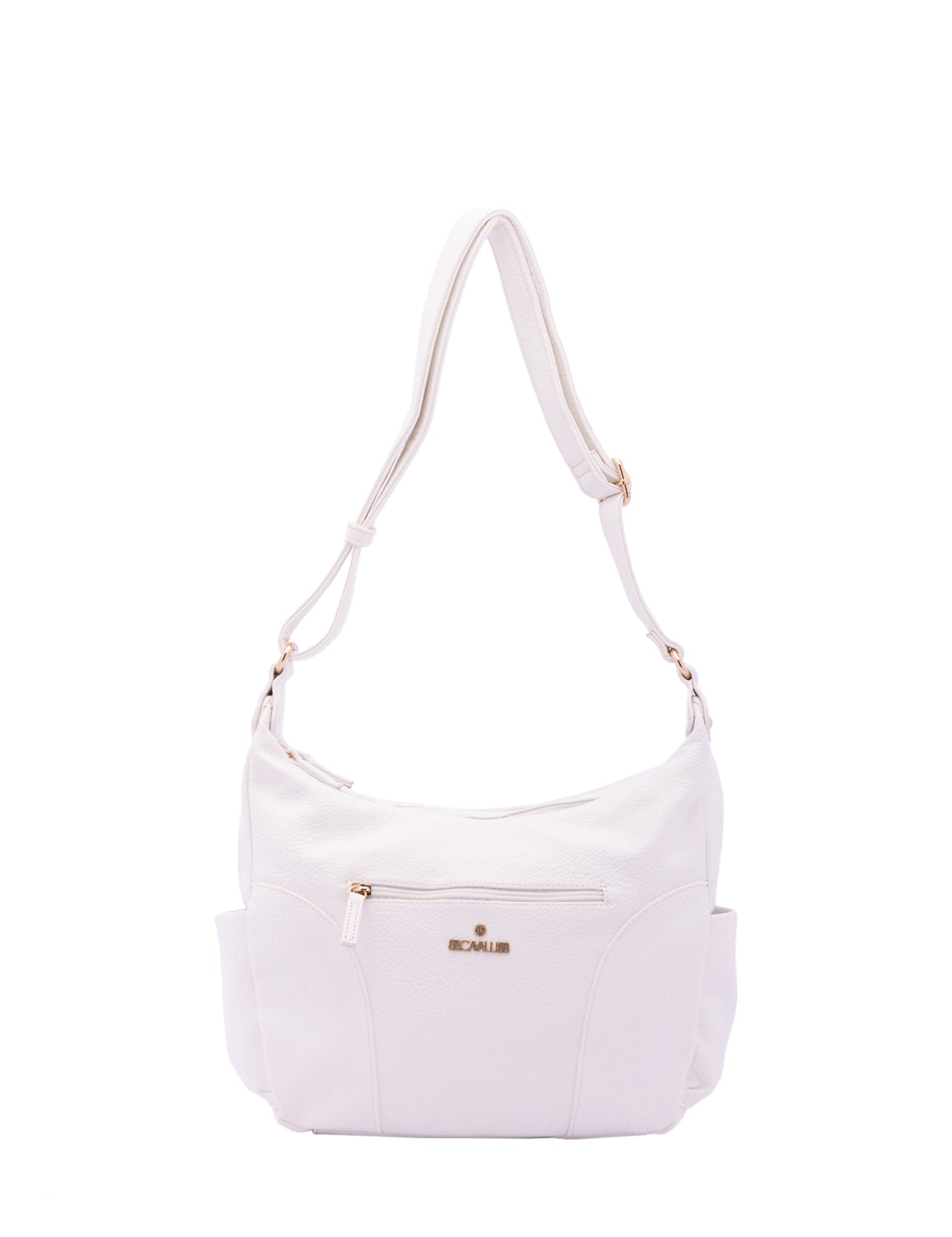 Borsa a Spalla in Pelle Vegana Bianco