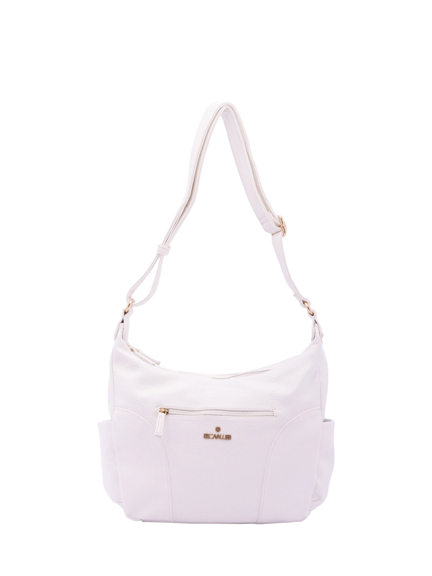 Borsa a Spalla in Pelle Vegana Bianco