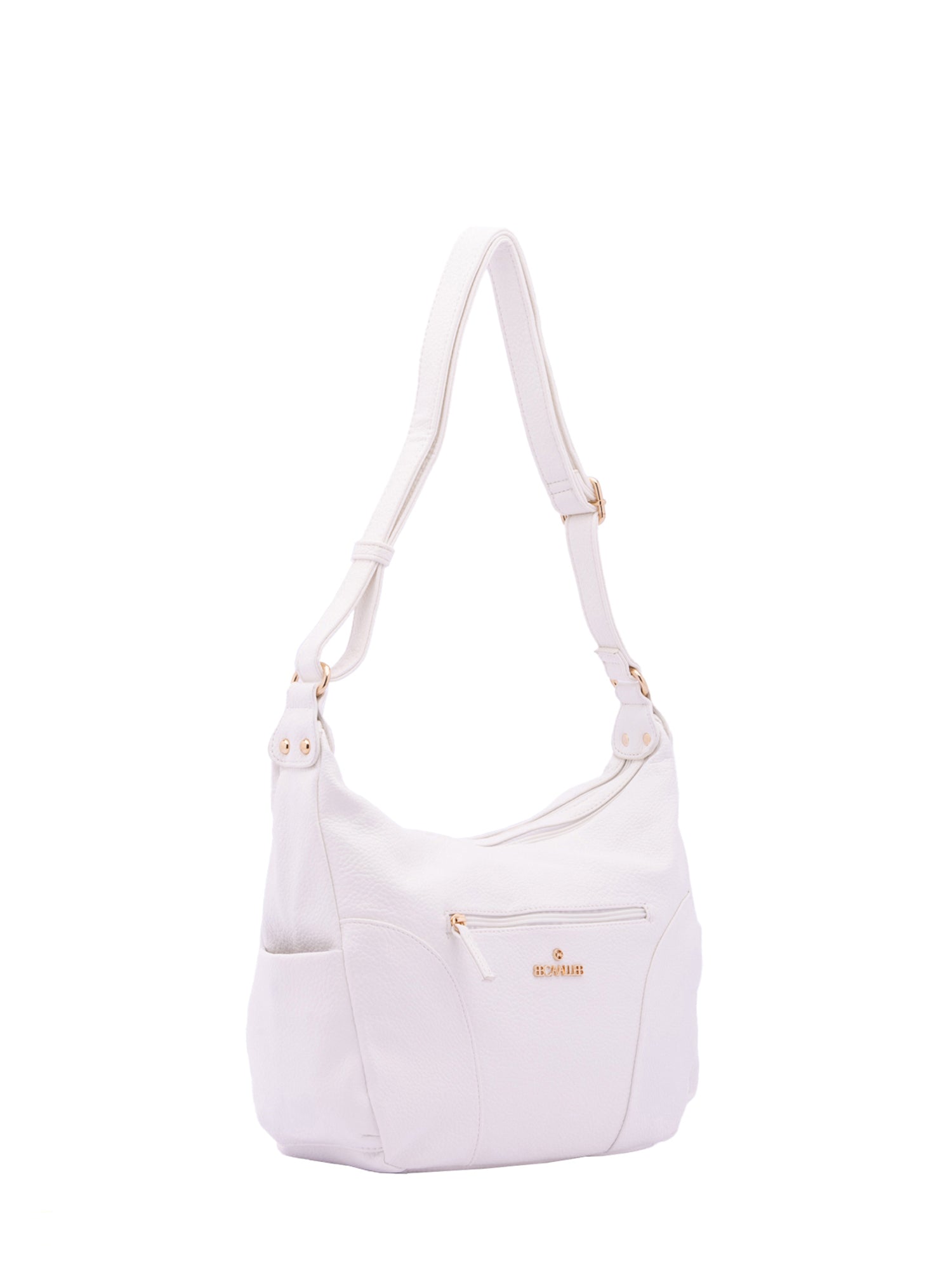 Borsa a Spalla in Pelle Vegana Bianco