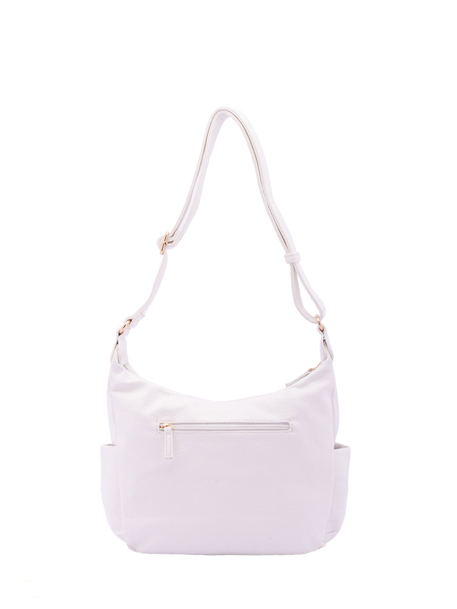 Borsa a Spalla in Pelle Vegana Bianco