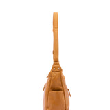Borsa a Spalla in Pelle Vegana Giallo