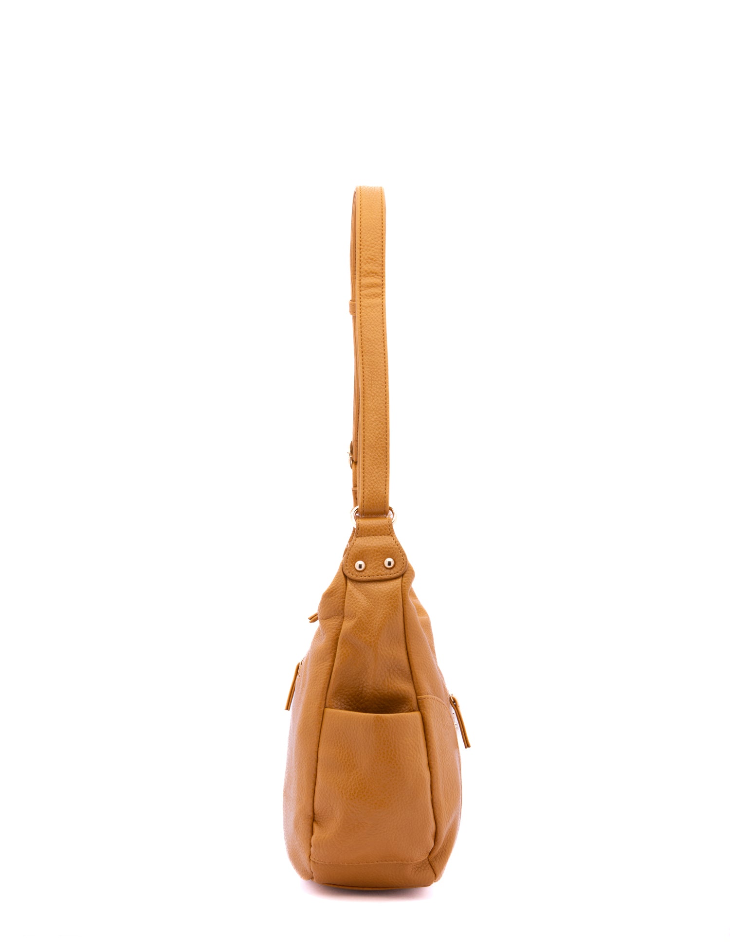 Borsa a Spalla in Pelle Vegana Giallo