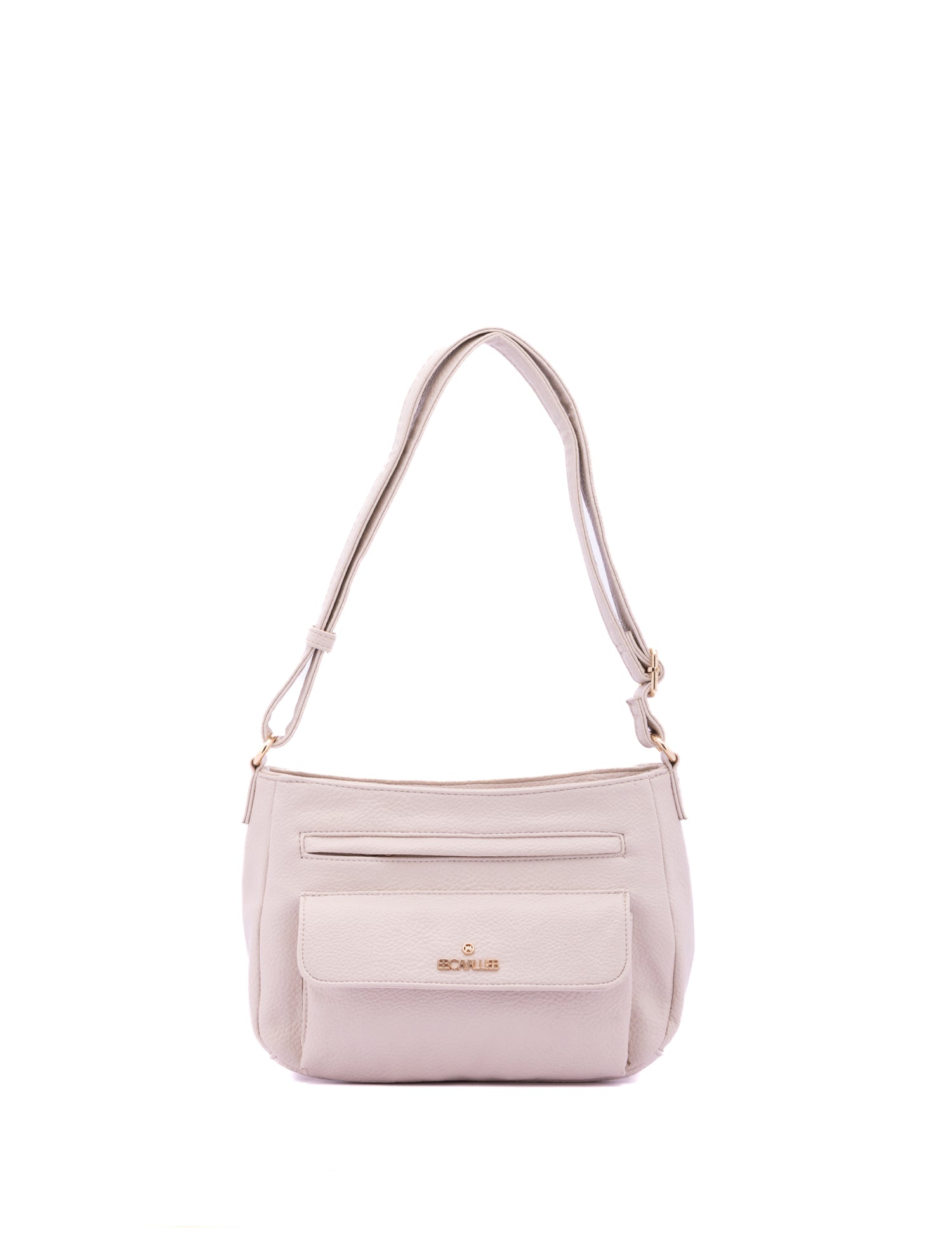 Borsa a Spalla in Pelle Vegana Beige