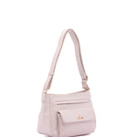 Borsa a Spalla in Pelle Vegana Beige