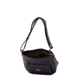 Borsa a Spalla in Pelle Vegana Nero