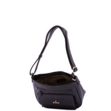 Borsa a Spalla in Pelle Vegana Nero