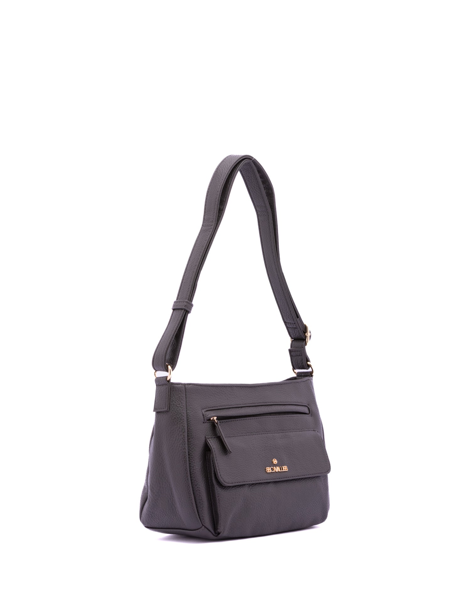 Borsa a Spalla in Pelle Vegana Grigio