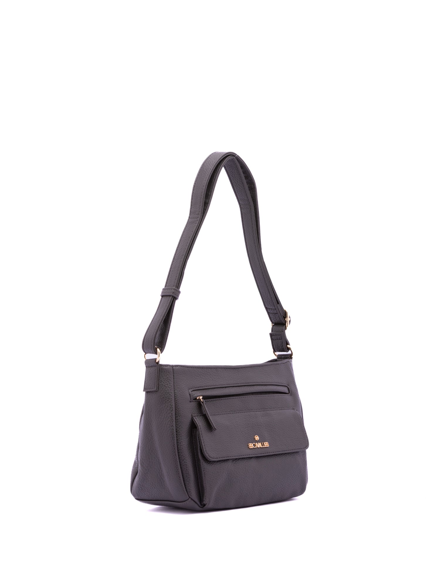 Borsa a Spalla in Pelle Vegana Grigio