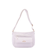 Borsa a Spalla in Pelle Vegana Bianco