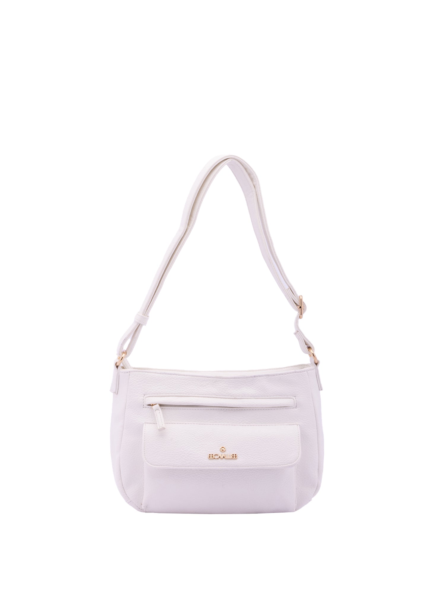 Borsa a Spalla in Pelle Vegana Bianco