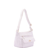 Borsa a Spalla in Pelle Vegana Bianco
