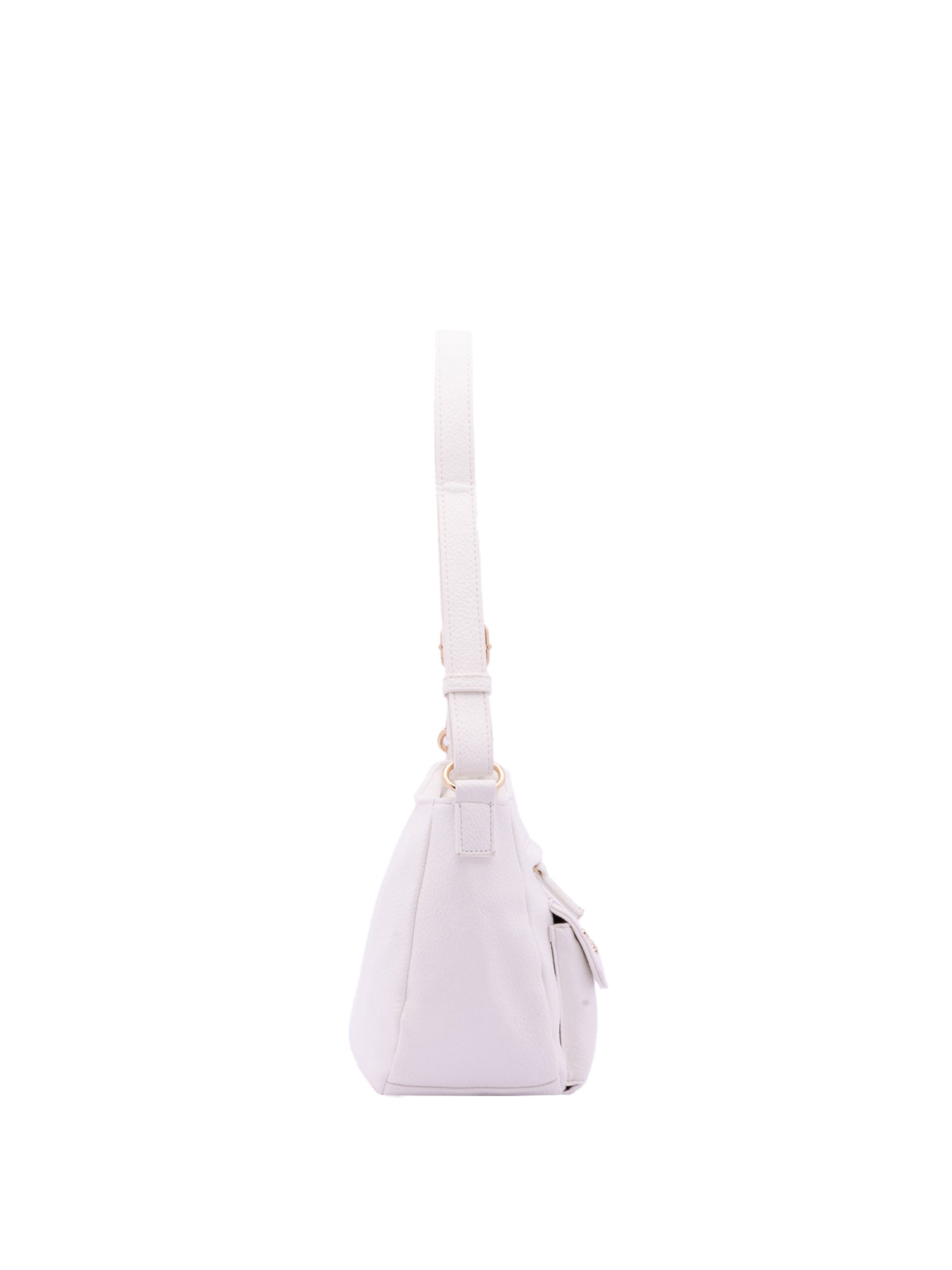 Borsa a Spalla in Pelle Vegana Bianco