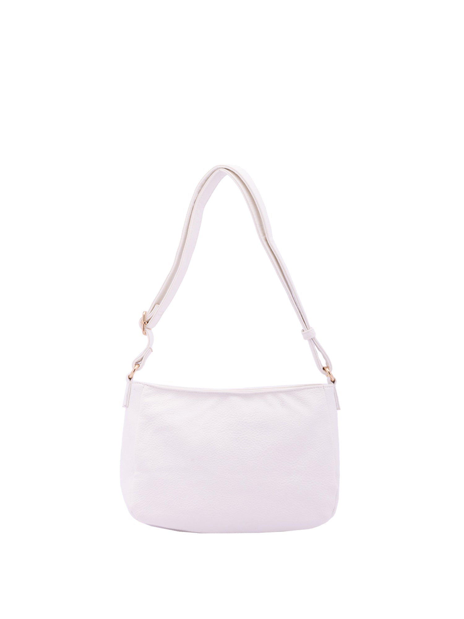 Borsa a Spalla in Pelle Vegana Bianco