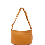 Borsa a Spalla in Pelle Vegana Giallo