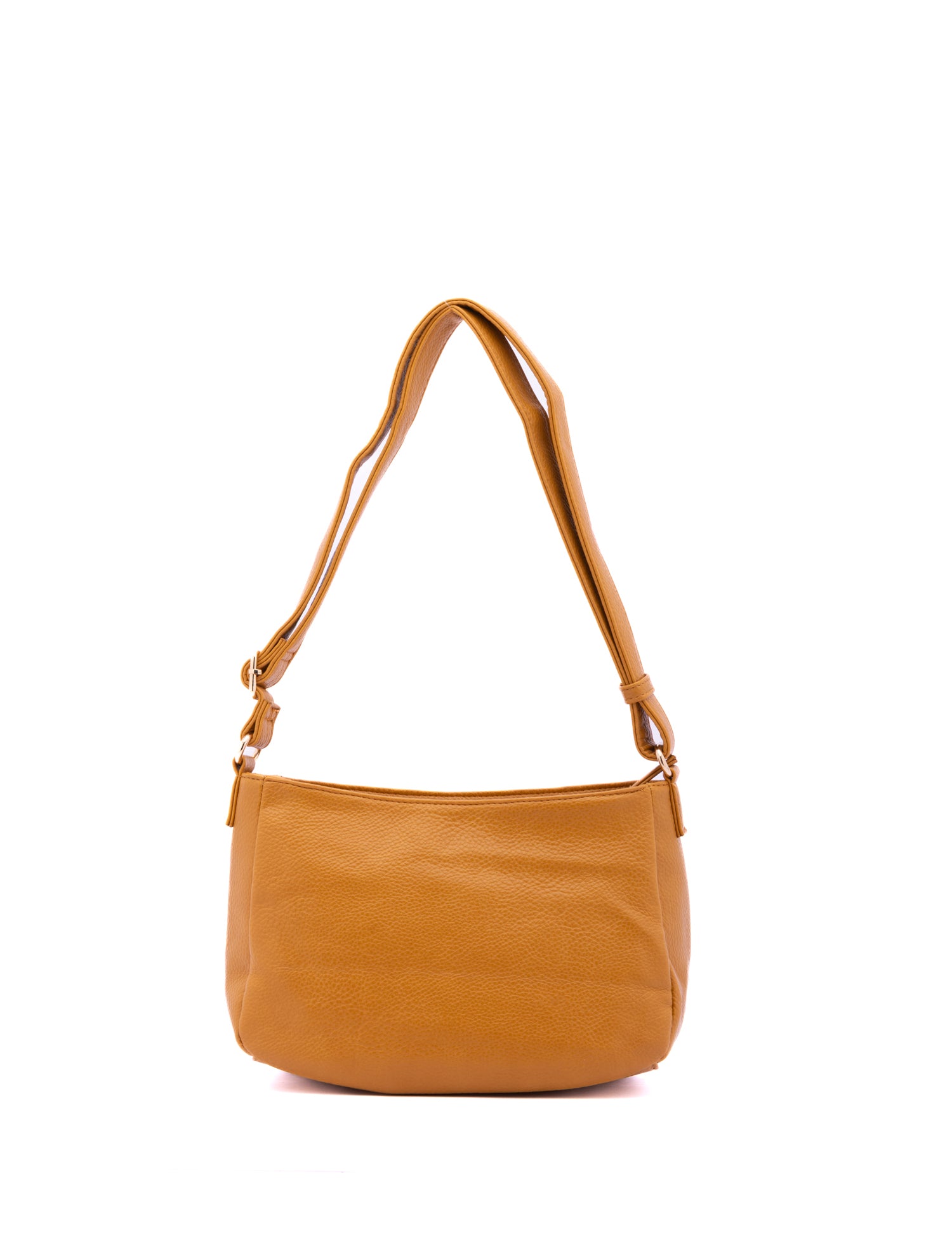 Borsa a Spalla in Pelle Vegana Giallo