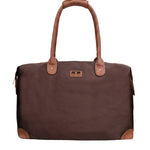 Borsa a Spalla in Poliestere 100% Marrone Scuro