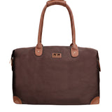 Borsa a Spalla in Poliestere 100% Marrone Scuro