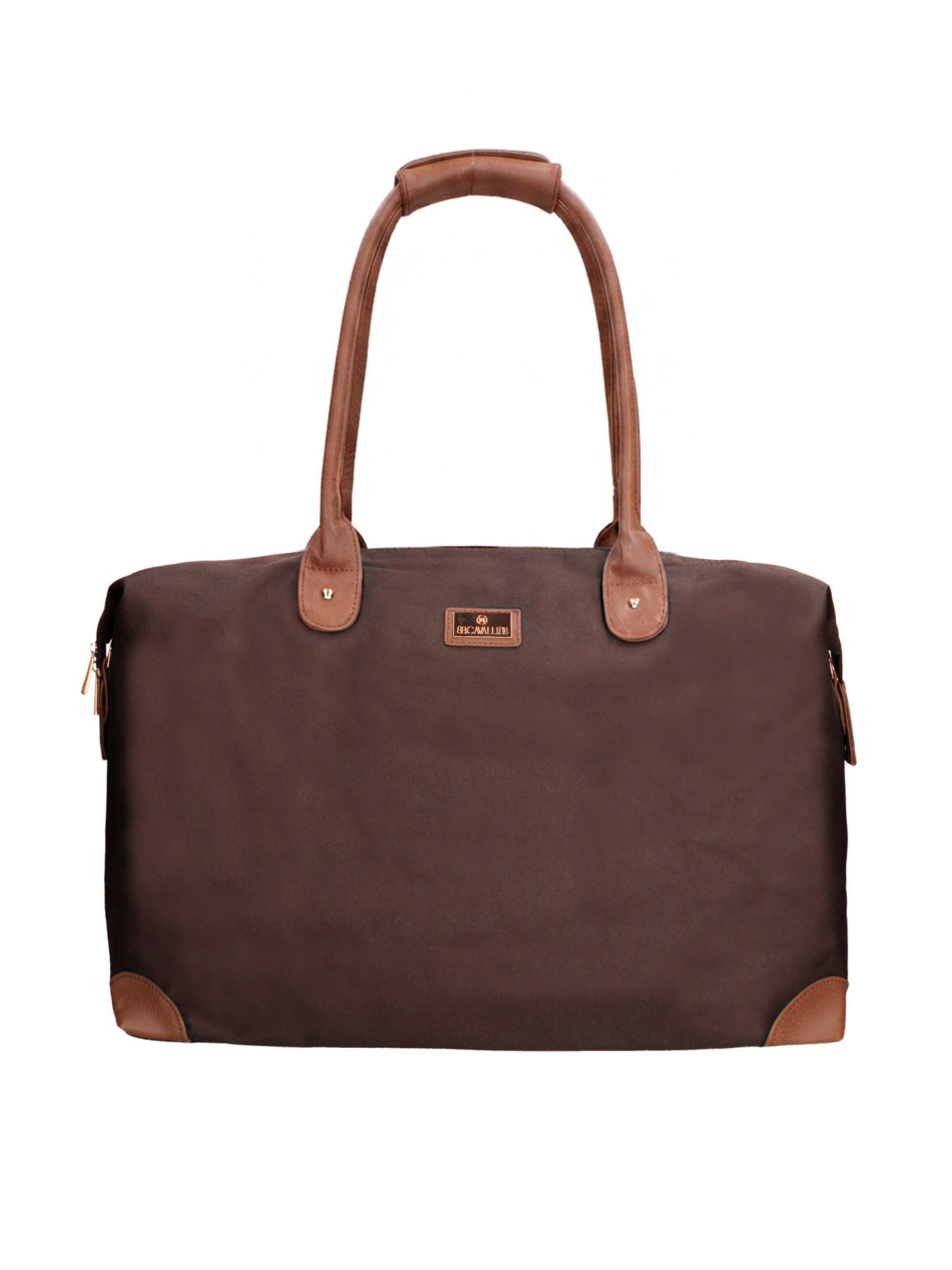 Borsa a Spalla in Poliestere 100% Marrone Scuro