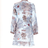 Poliestere Vestito Donna Fiordaliso Made in Italy Braccialini