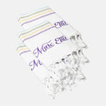 Telo Mare in Cotone Viola