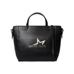 Borsa a Spalla in Pelle Vegana Nero