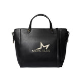 Borsa a Spalla in Pelle Vegana Nero