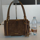 Borsa a Spalla in Vera Pelle Cognac