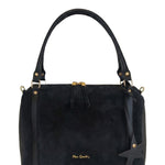 Borsa a Spalla in Vera Pelle Nero