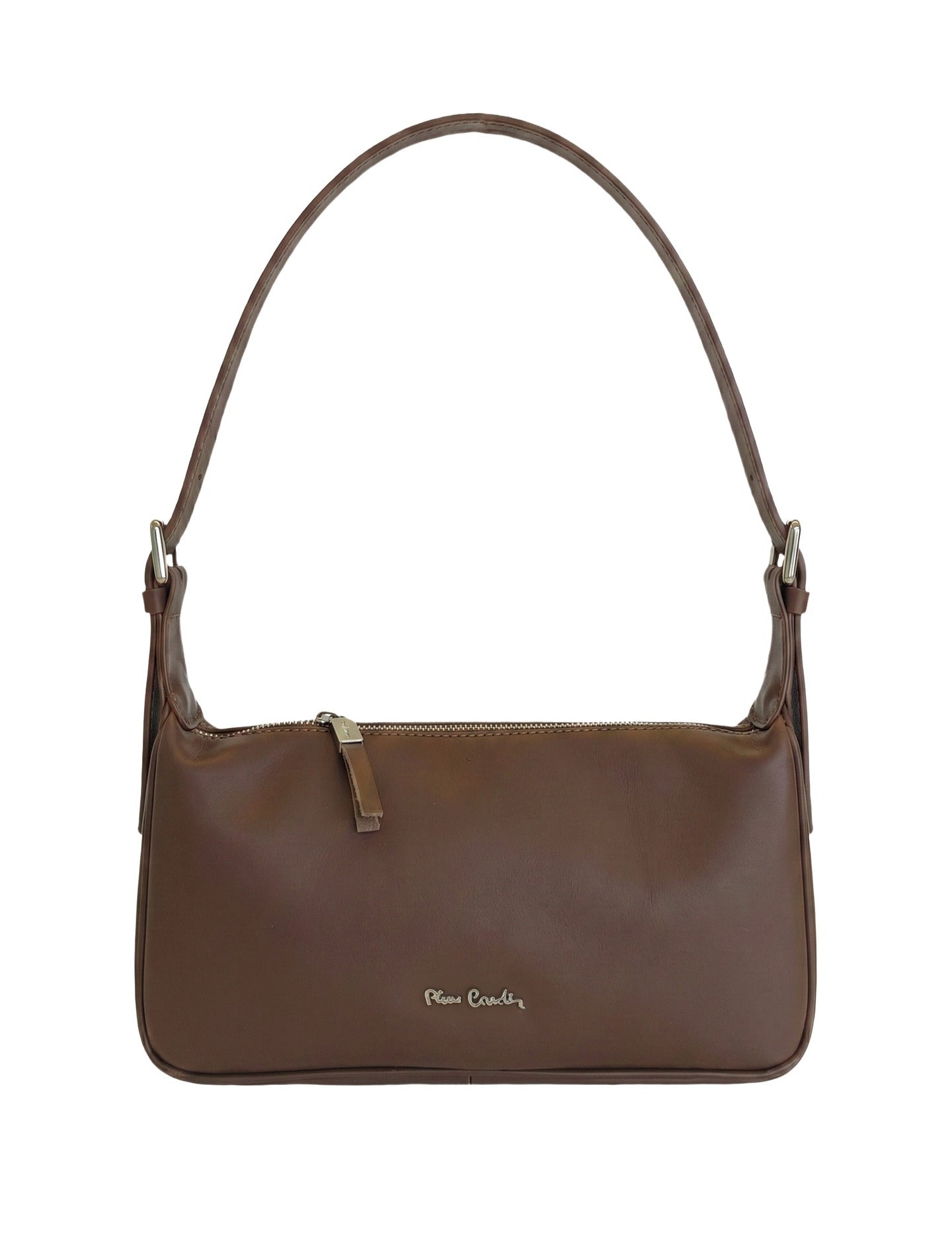 Borsa a Spalla in Vera Pelle Marrone