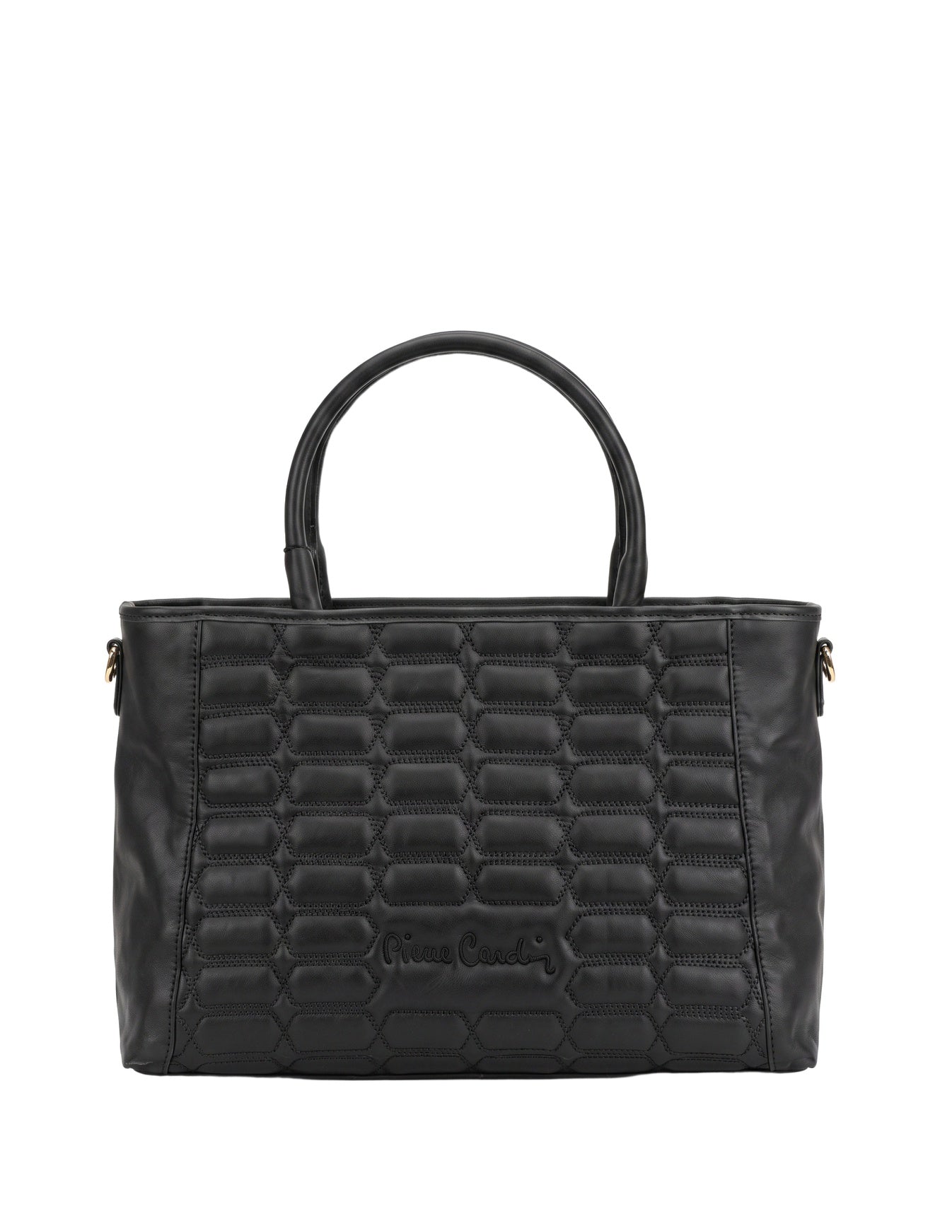 Borsa a Mano in Vera Pelle Nero
