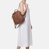 Zaino in Vera Pelle Cognac