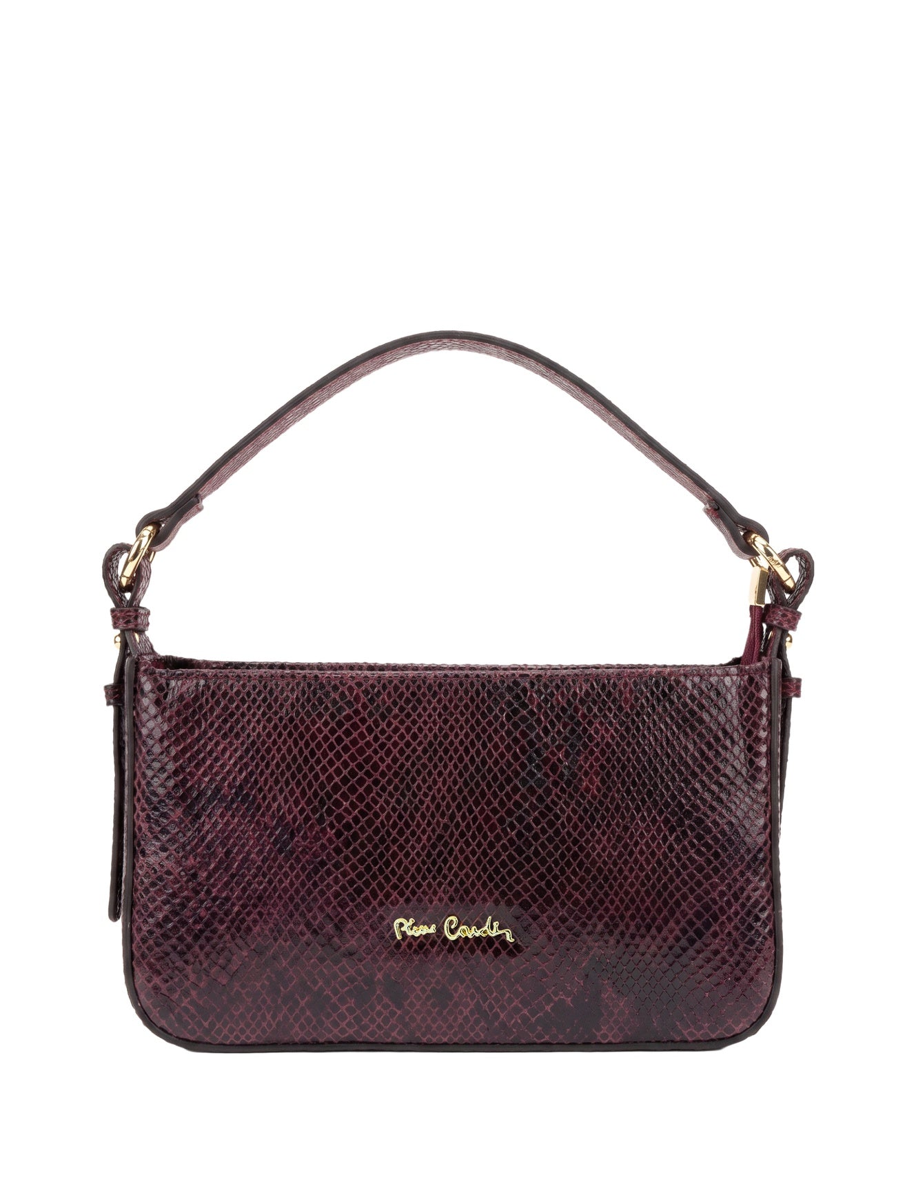 Borsa a Spalla in Vera Pelle Bordeaux
