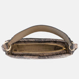 Borsa a Spalla in Vera Pelle Beige Scuro