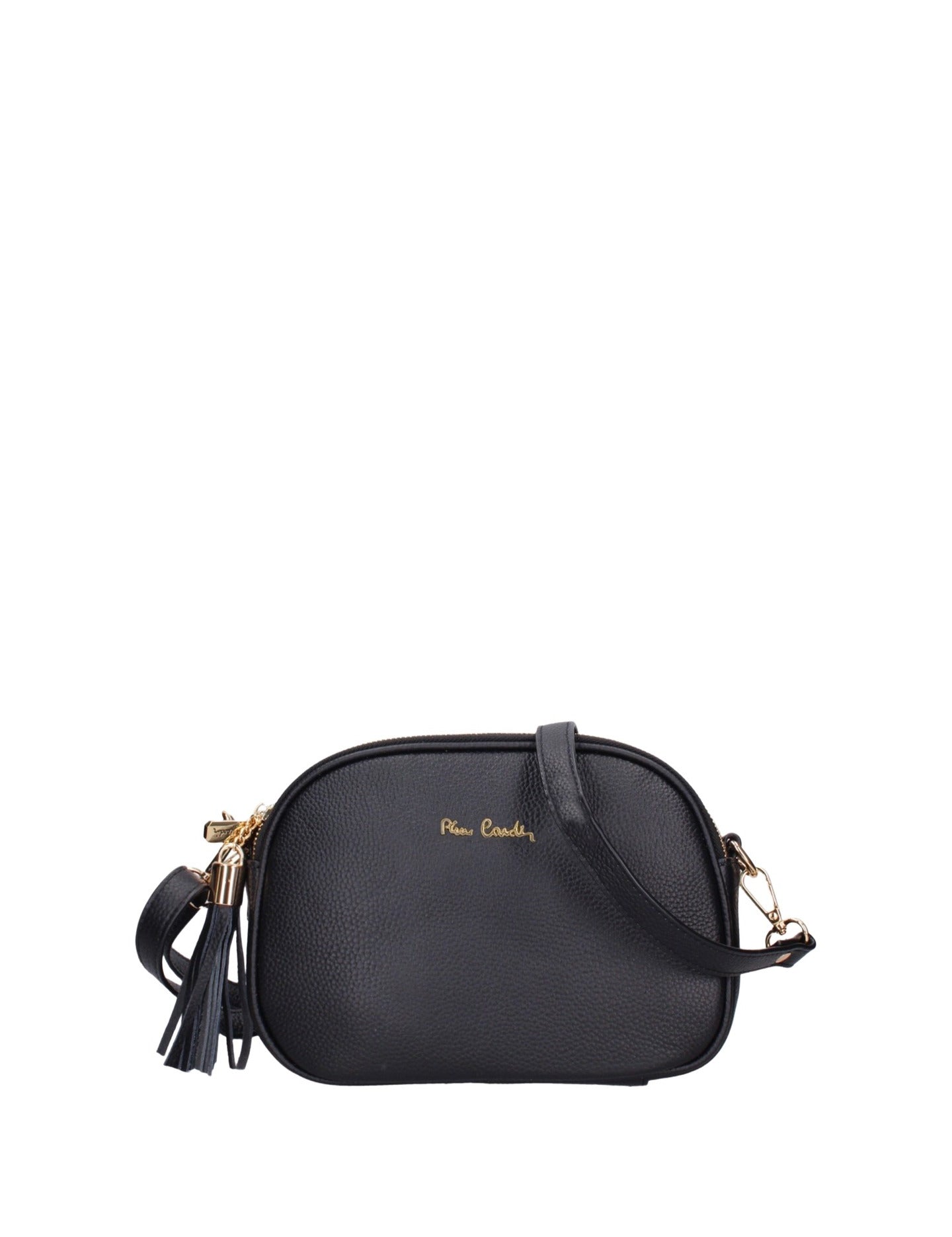 Borsa a Tracolla in Vera Pelle Nero