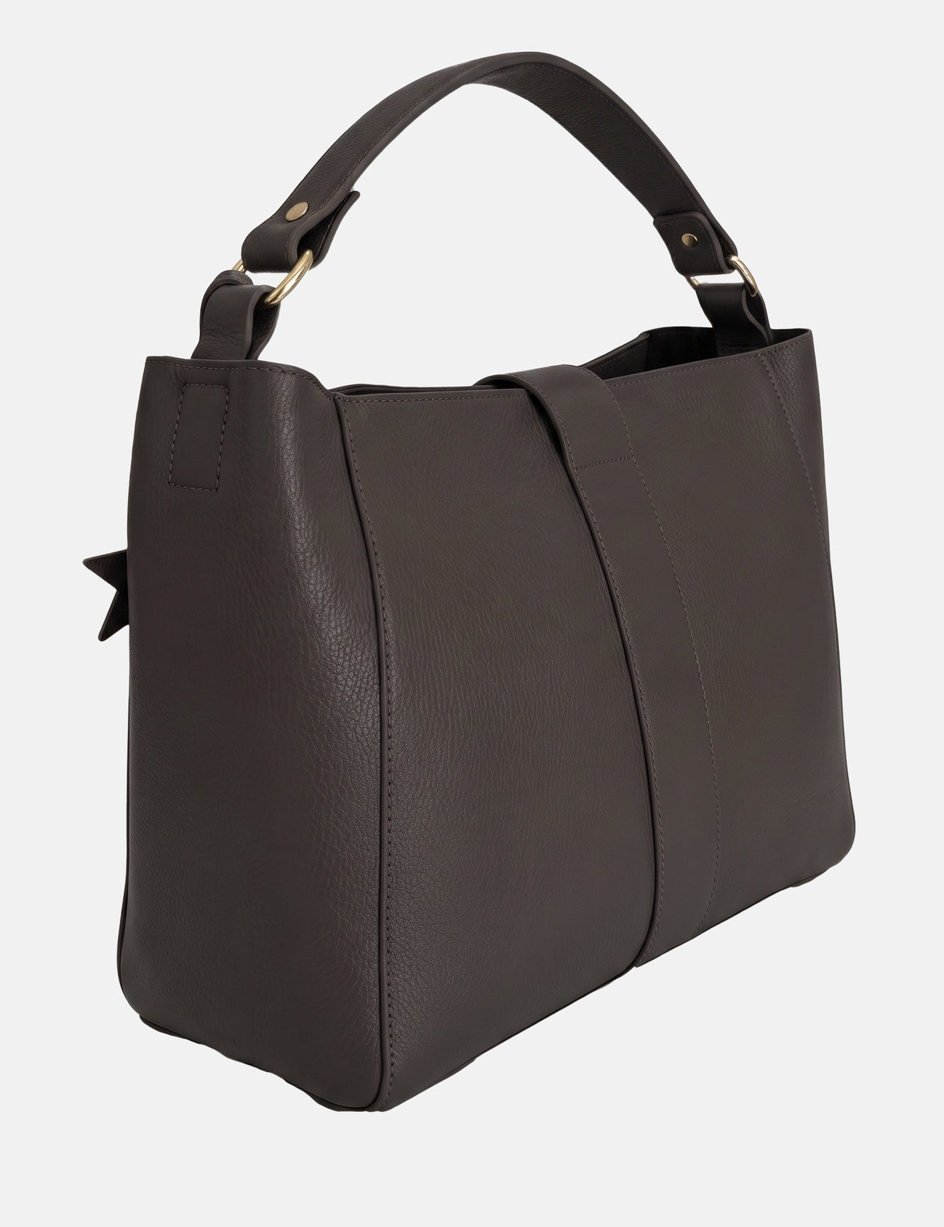 Borsa a Mano in Vera Pelle Testa di Moro