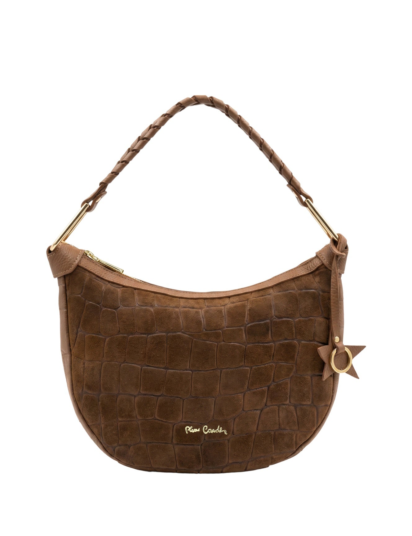 Borsa a Mano in Vera Pelle Cognac