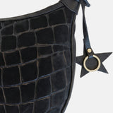 Borsa a Mano in Vera Pelle Nero