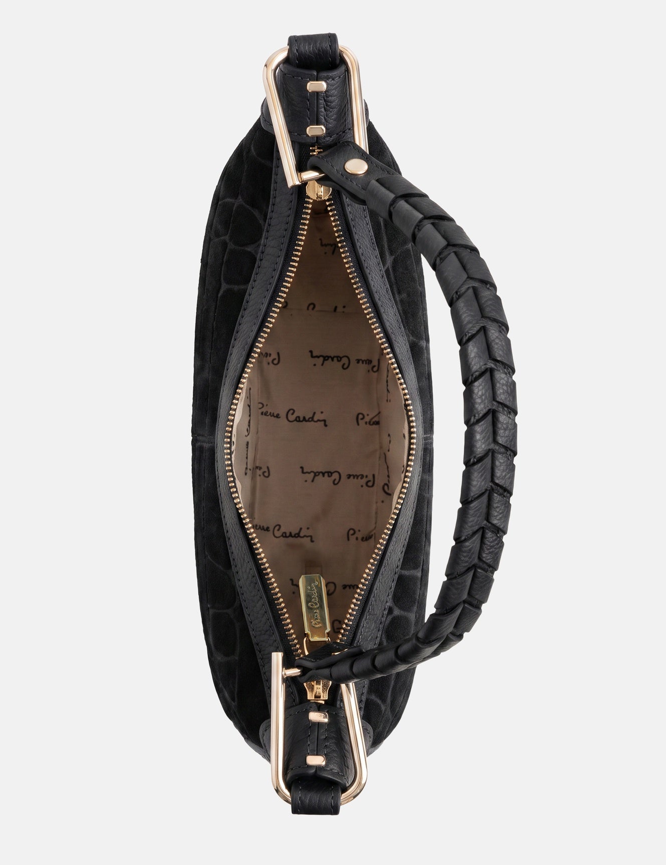 Borsa a Mano in Vera Pelle Nero