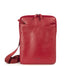 Borsa a tracolla unisex in vera pelle Casual BFINPXS-Rosso Tucano