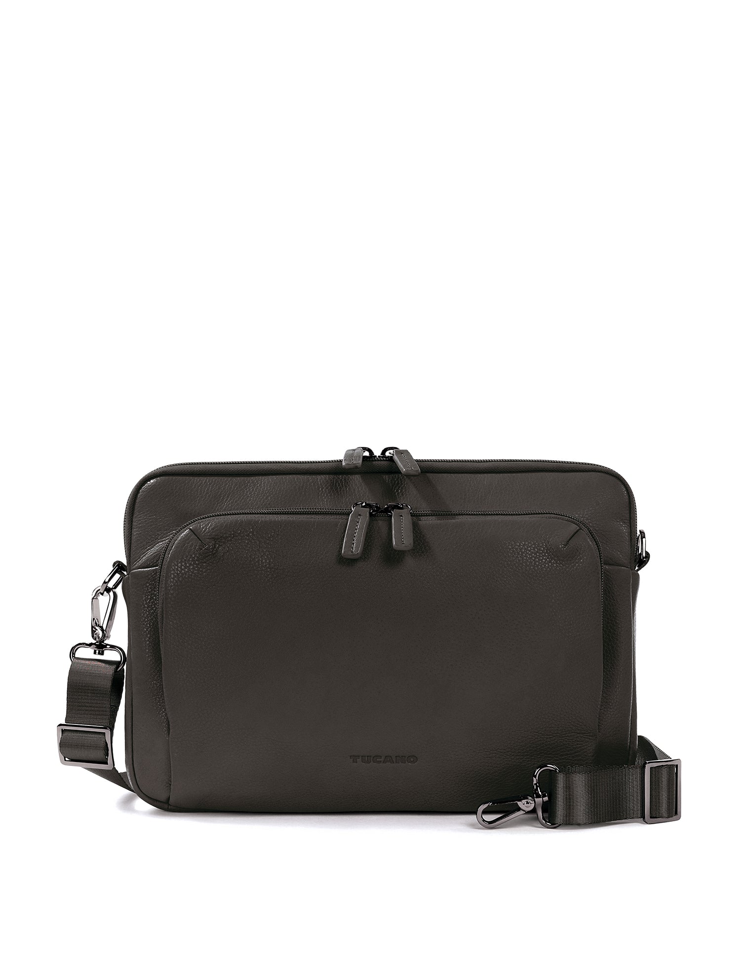 Borsa a tracolla unisex vera pelle Casual BFOP11-Marrone Tucano