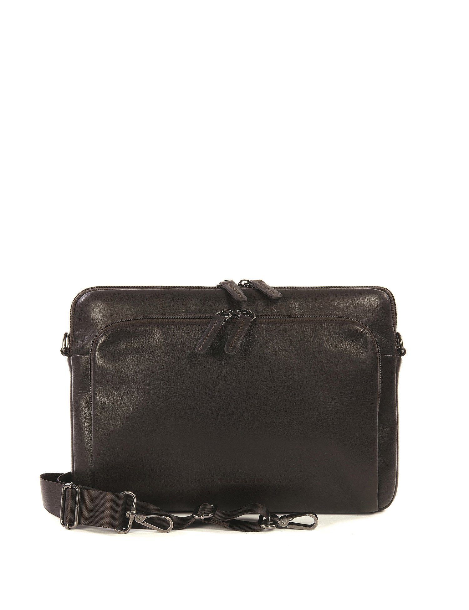 Borsa a tracolla unisex vera pelle Casual BFOP11-Marrone Tucano