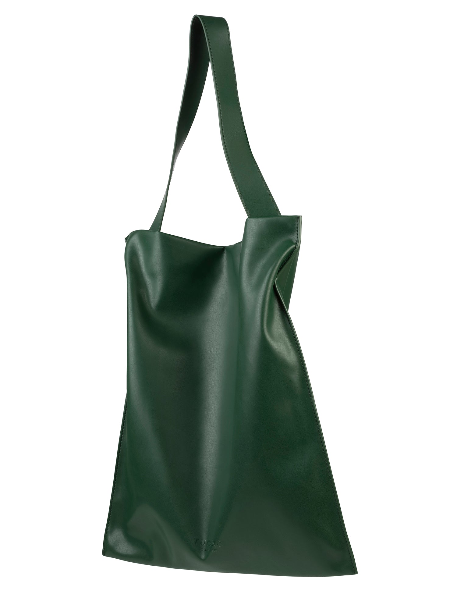 Borsa a spalla da donna 100% PET riciclato BGNTSH-L-Verde scuro Tucano