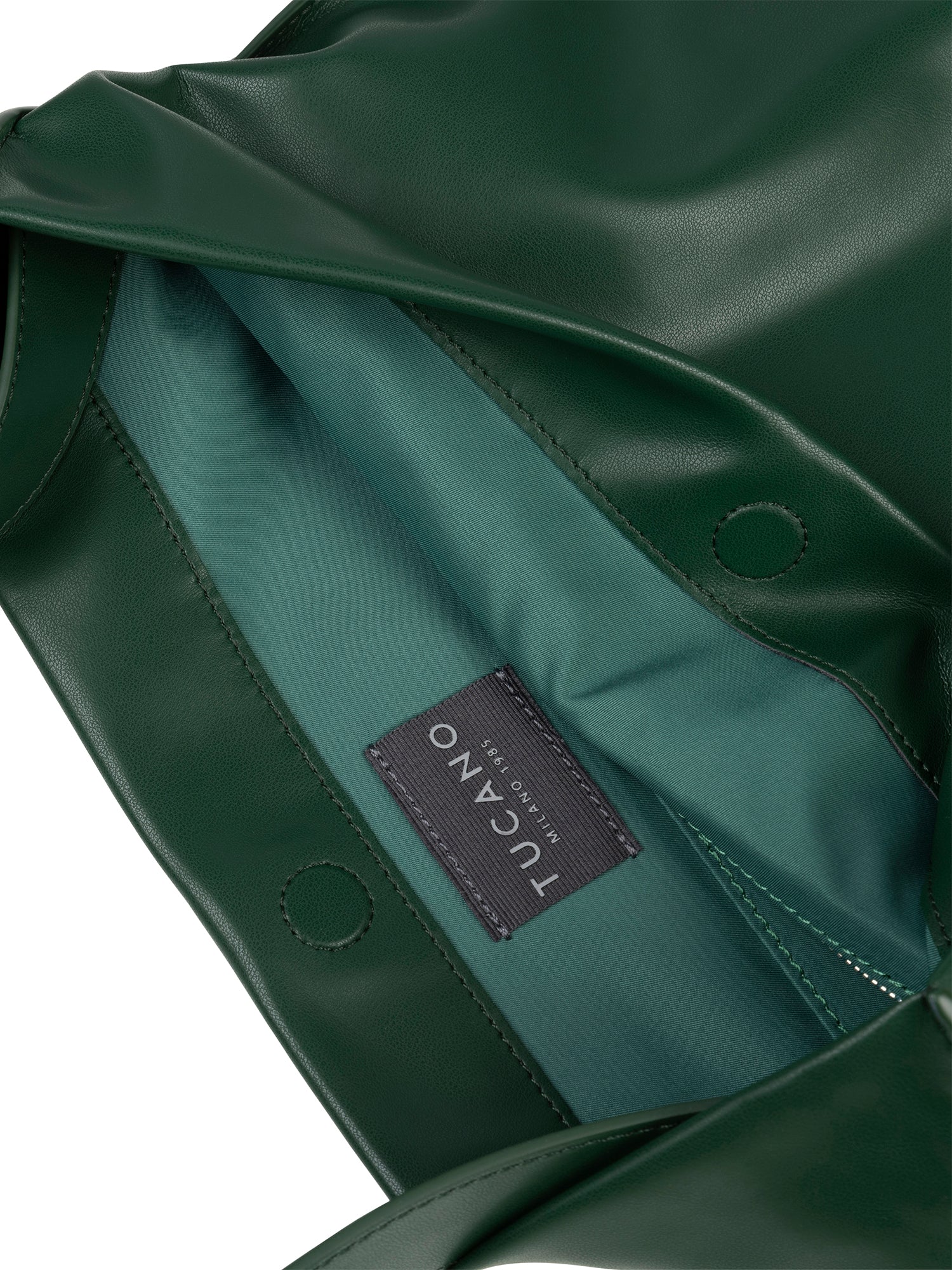 Borsa a spalla da donna 100% PET riciclato BGNTSH-L-Verde scuro Tucano
