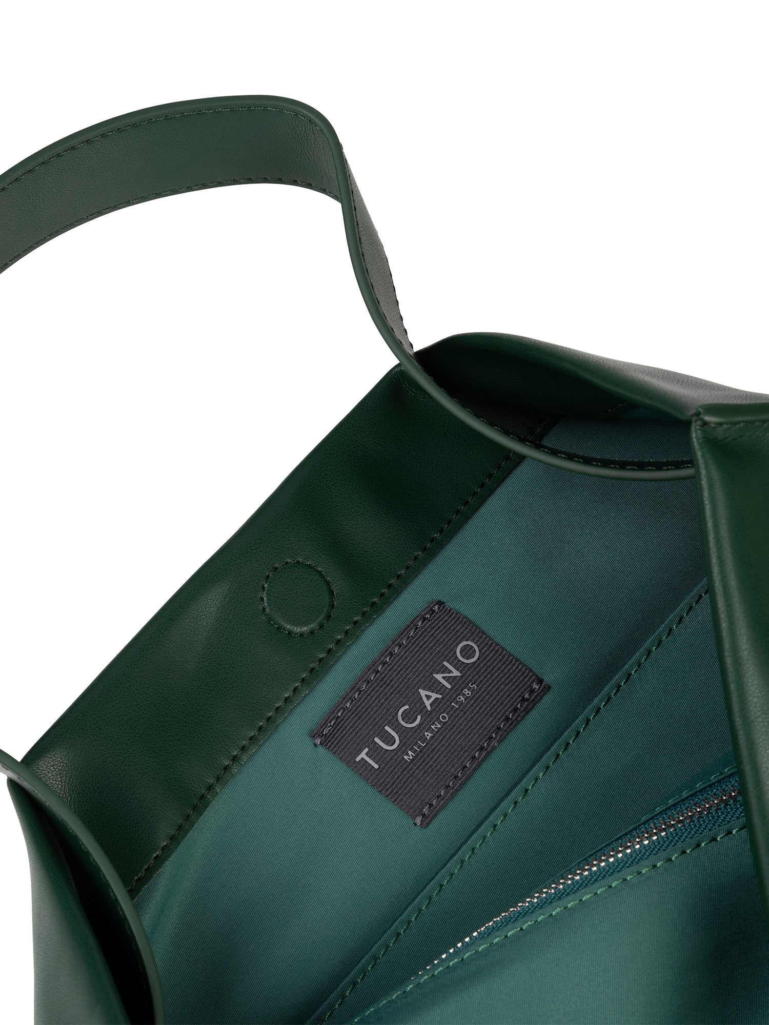 Borsa a spalla da donna 100% PET riciclato BGNTSH-L-Verde scuro Tucano