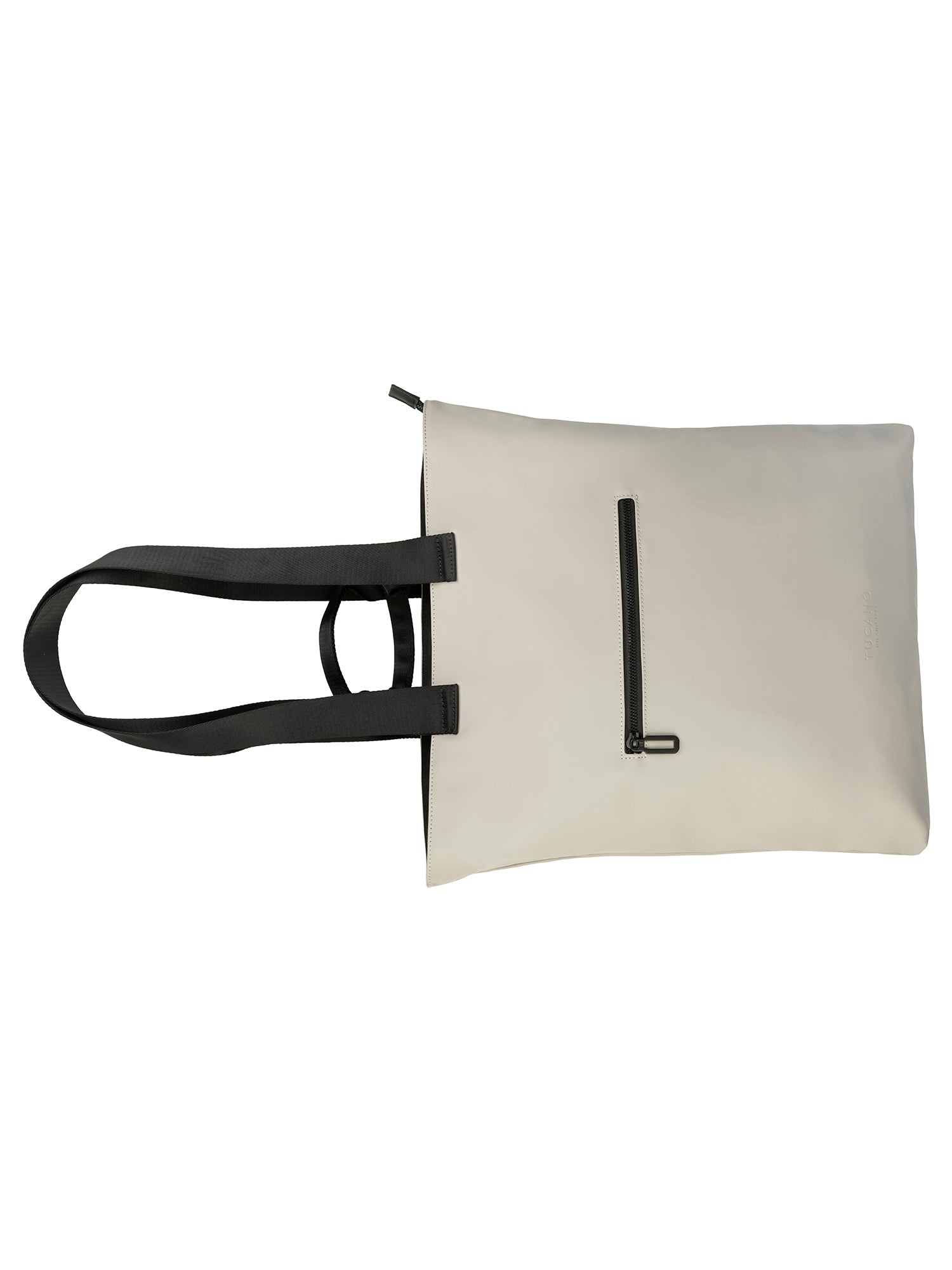 Borsa a spalla da donna PET riciclato BGOMSH-Grigio Tucano