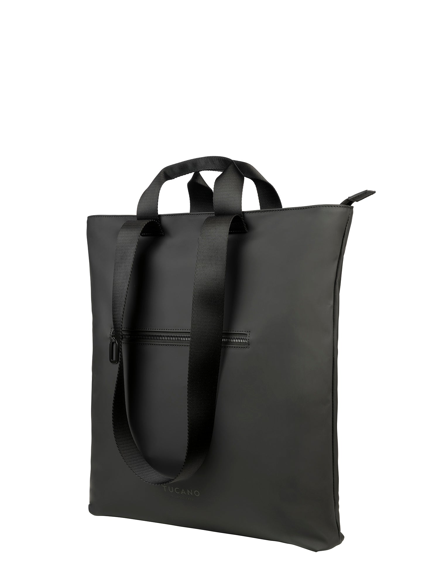 Borsa a spalla da donna PET riciclato BGOMSH-Nero Tucano