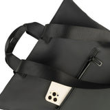 Borsa a spalla da donna PET riciclato BGOMSH-Nero Tucano