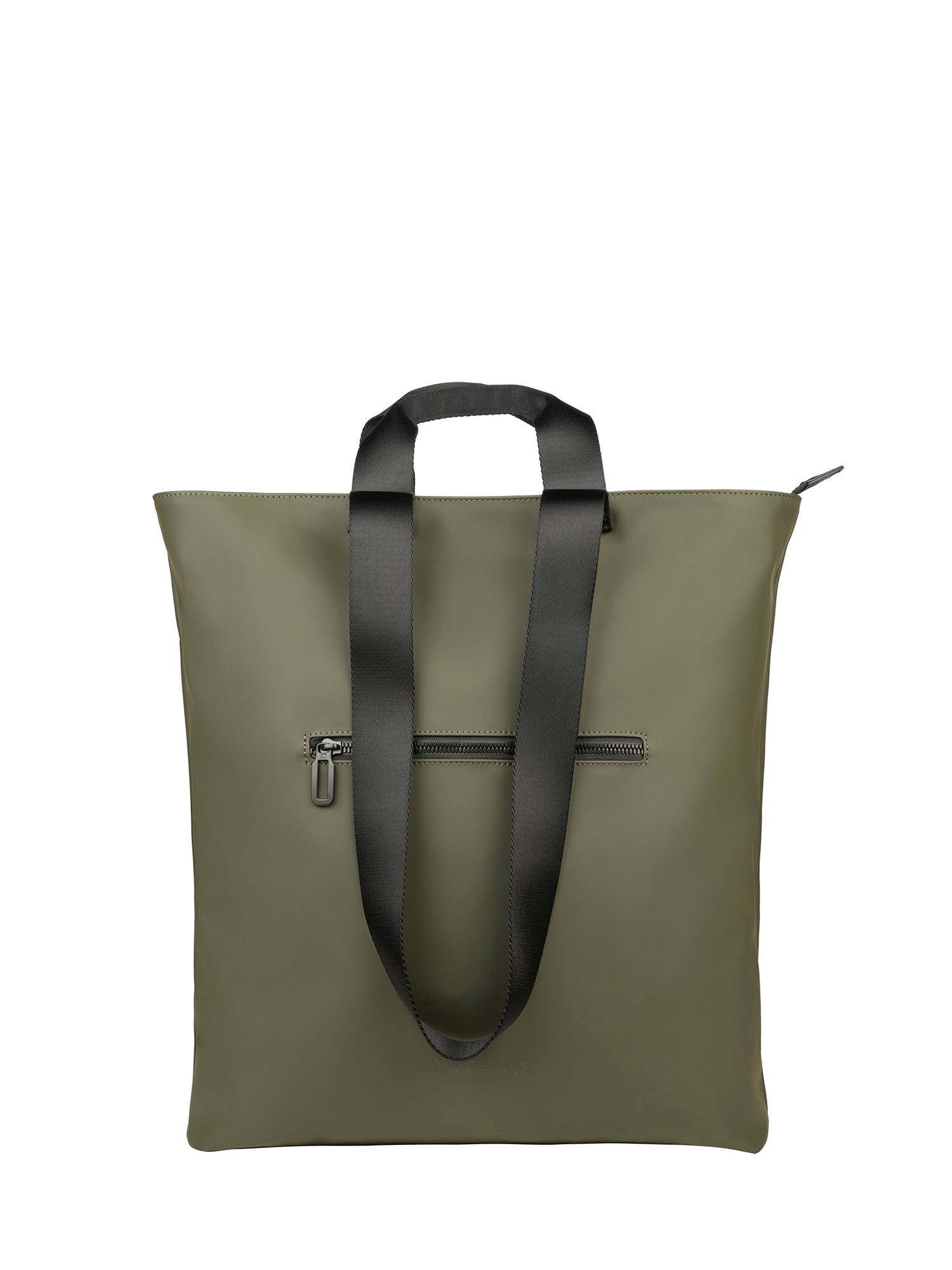Borsa a spalla da donna PET riciclato BGOMSH-Verde militare Tucano