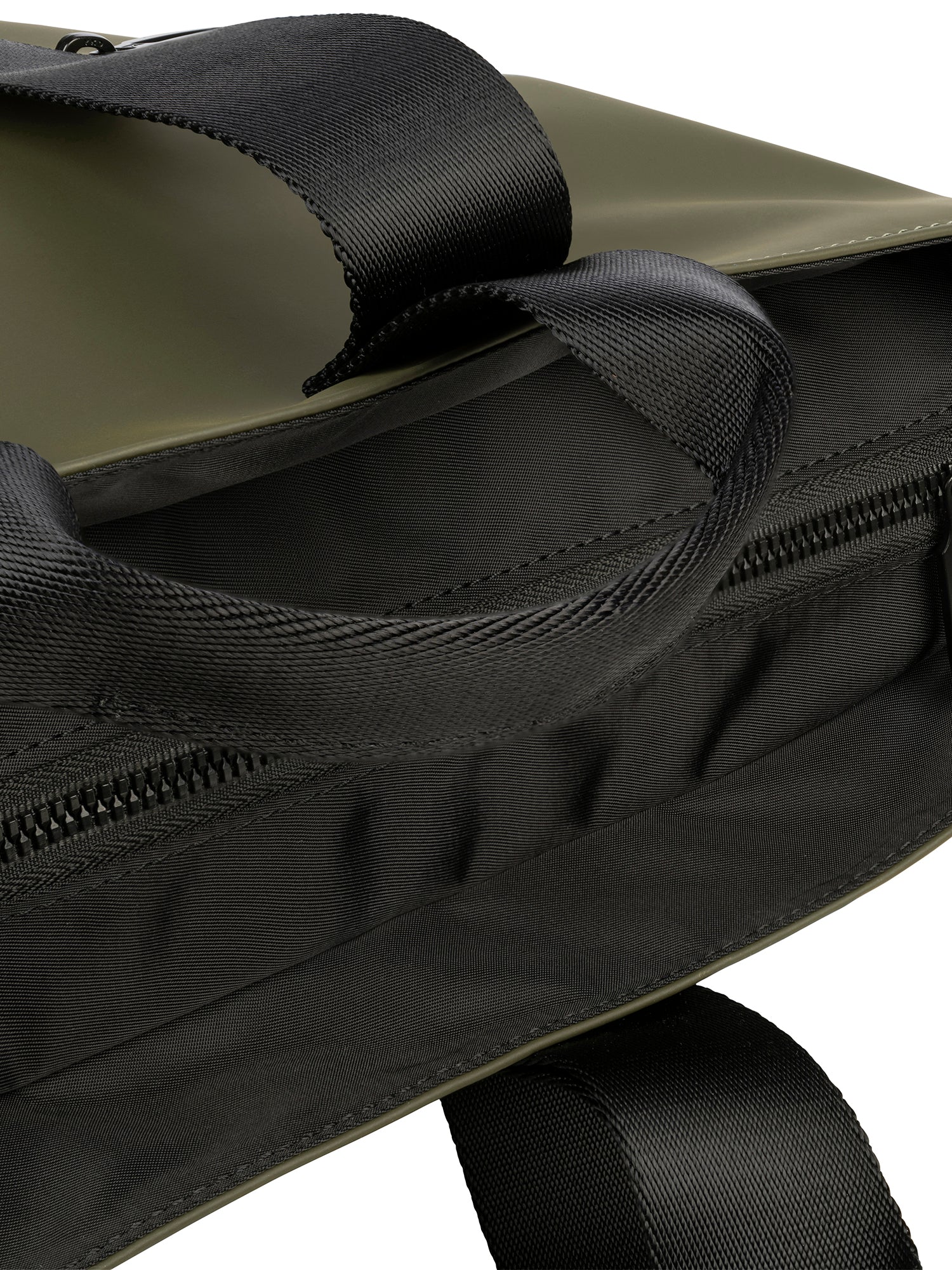 Borsa a spalla da donna PET riciclato BGOMSH-Verde militare Tucano